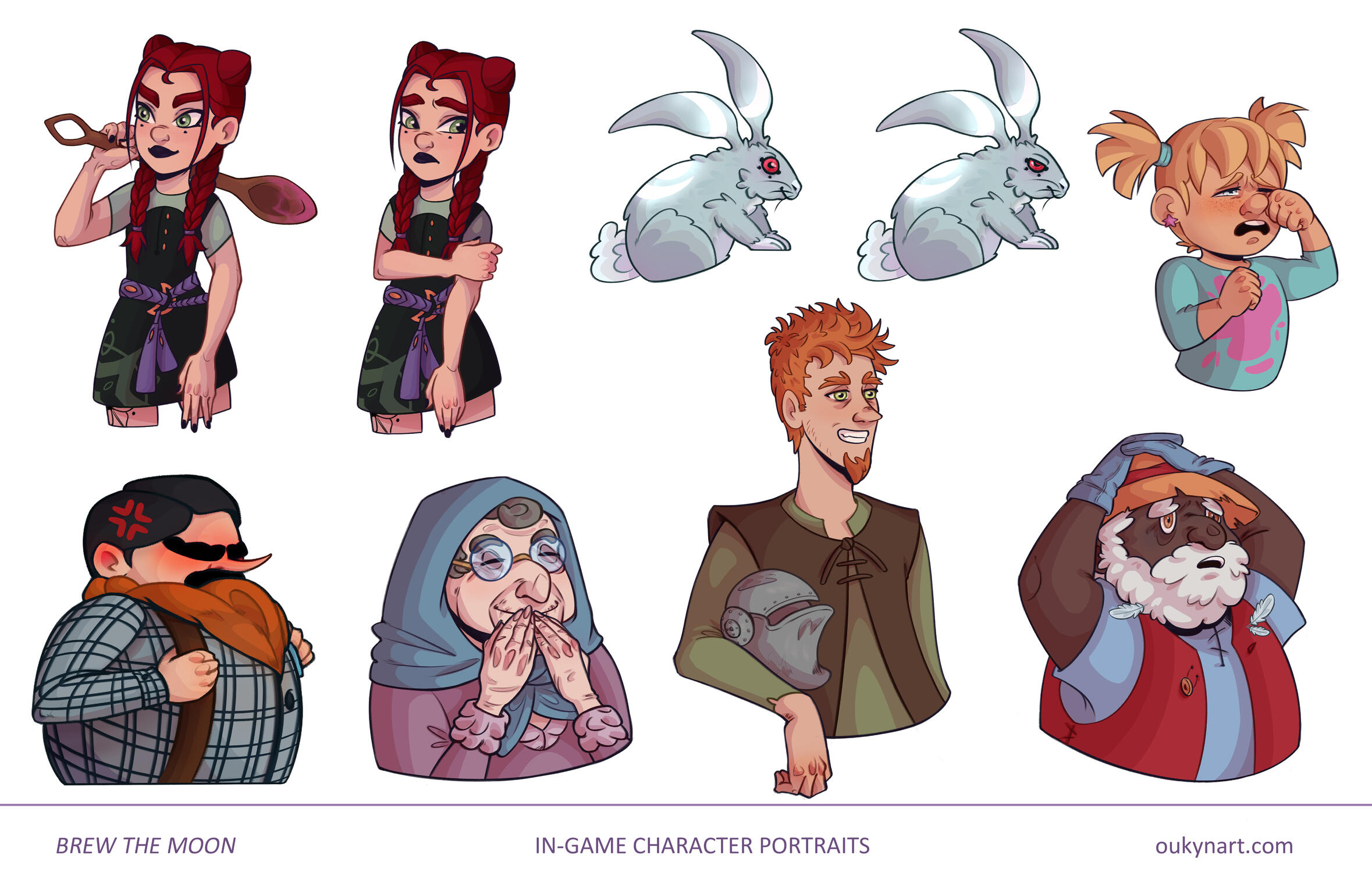 In-game Character Portraits